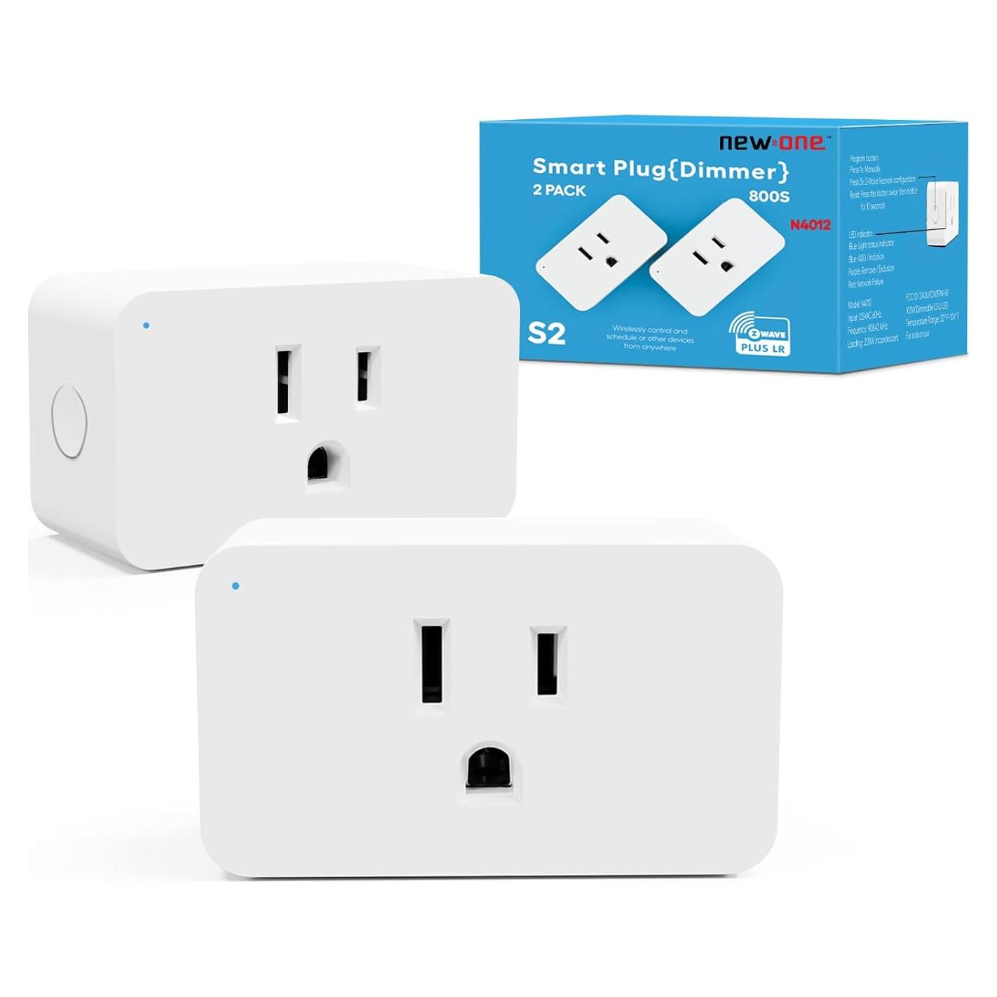 Enchufe Regulador Inteligente Z-Wave Nuevo One 800 Series 2 Pzs