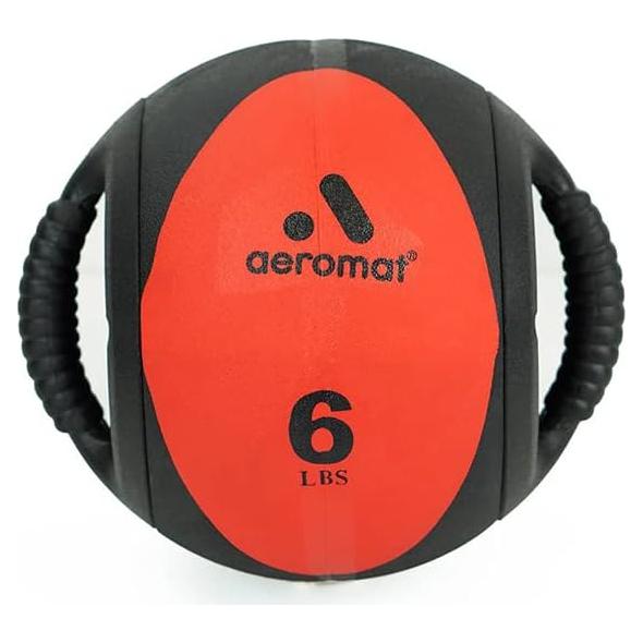 Bola Medicinal Aeromat Power 23 cm 2.72 kg Doble Agarre