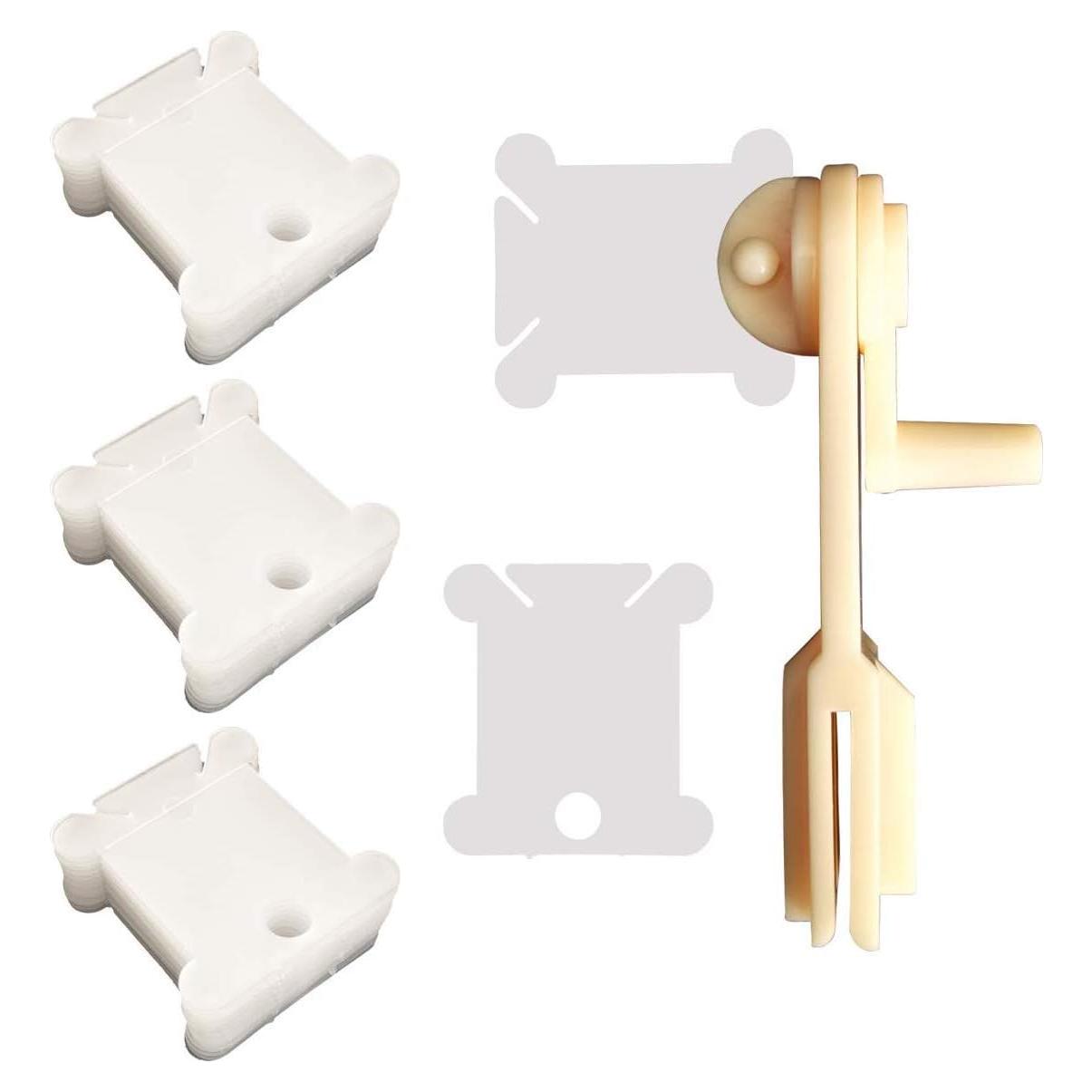 200 Bobinas de Plástico con Enrollador Sympabasic para Bordado