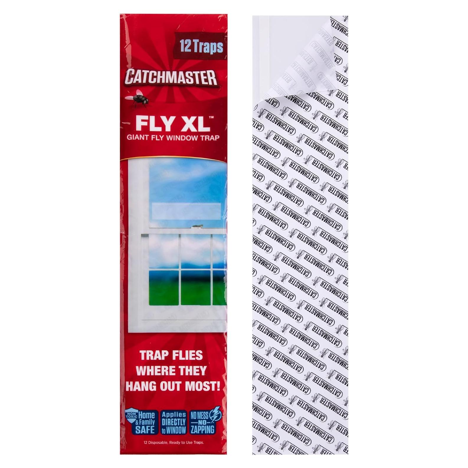 Trampas para Moscas Catchmaster XL 12 Unidades, Adhesivas y Seguras