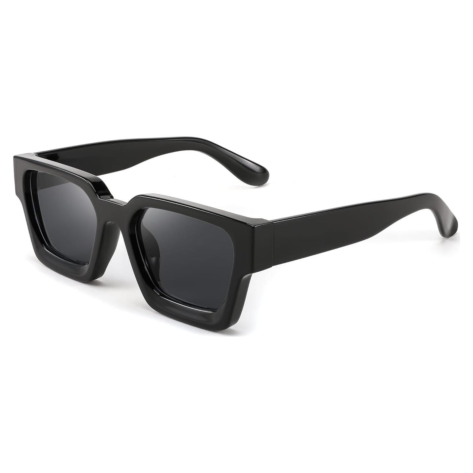 Gafas de Sol Retro Cuadradas FEISEDY UV400 Unisex