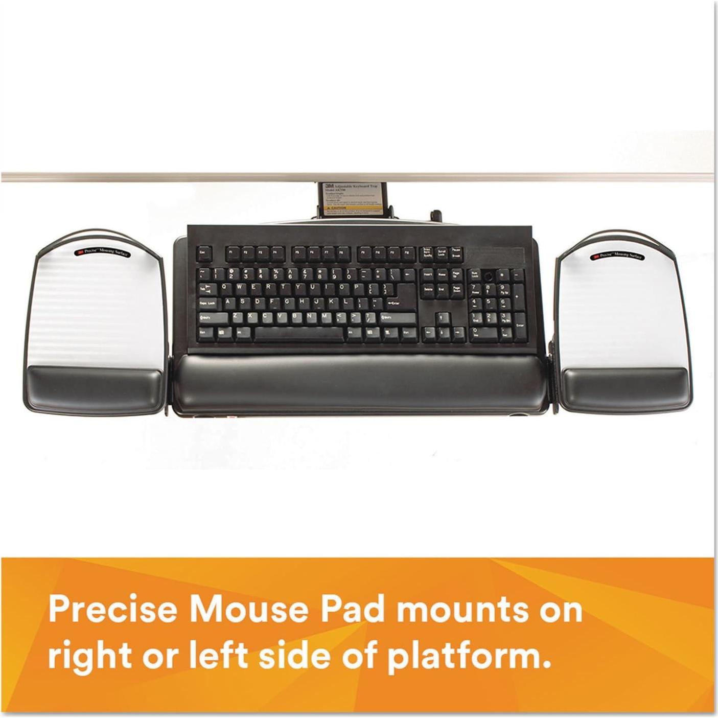 Bandeja de Teclado 3M AKT80LE Ajustable con Reposamuñecas de Gel