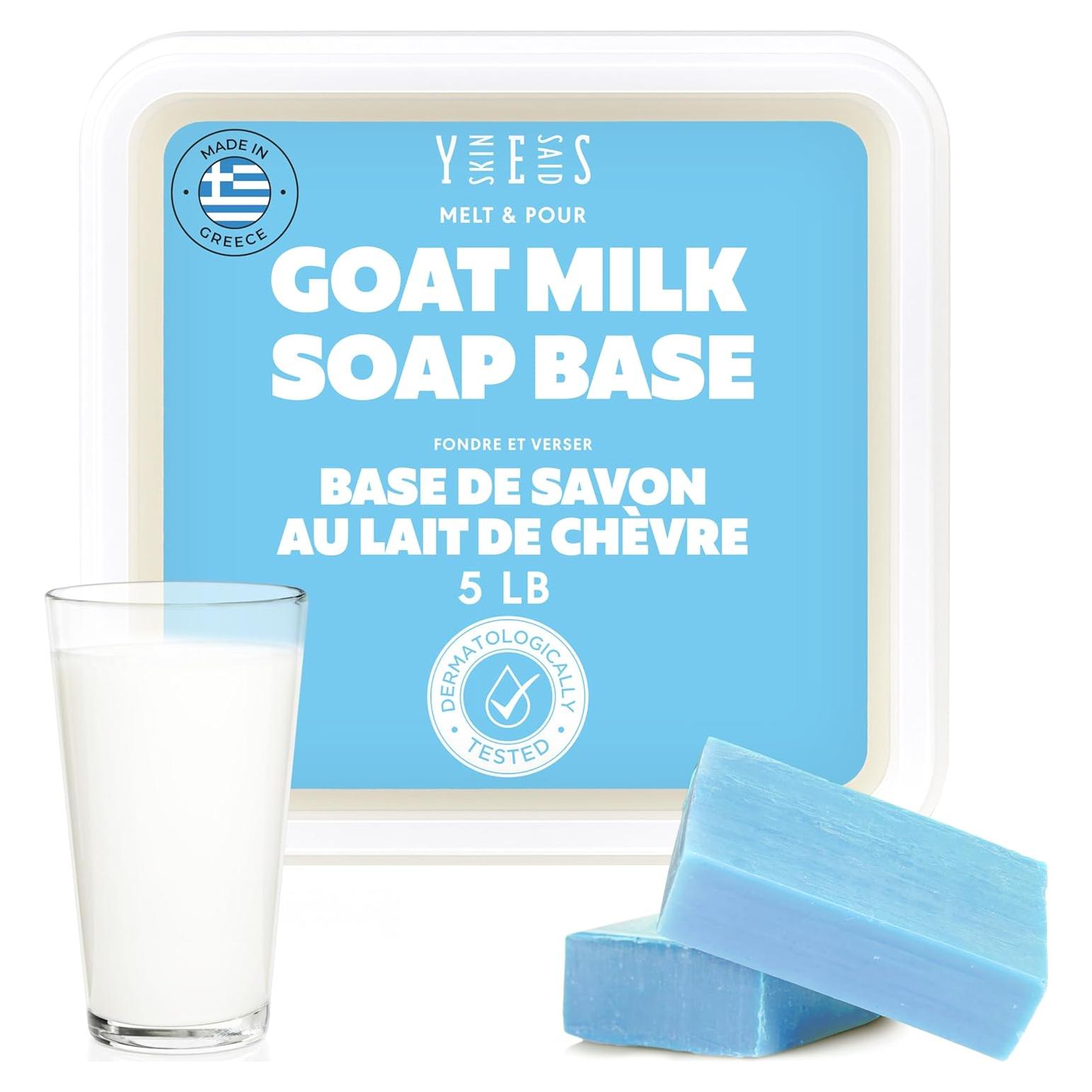 Base de Jabón de Leche de Cabra Skin Said Yes 2268g Orgánica