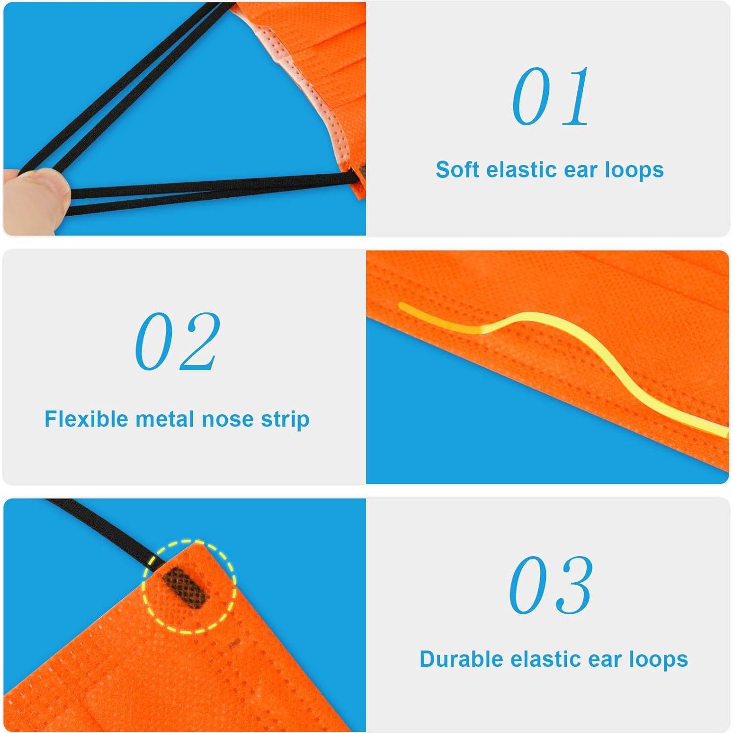 Mascarillas Desechables 60PCS 4 Capas Tomorotec Adultos