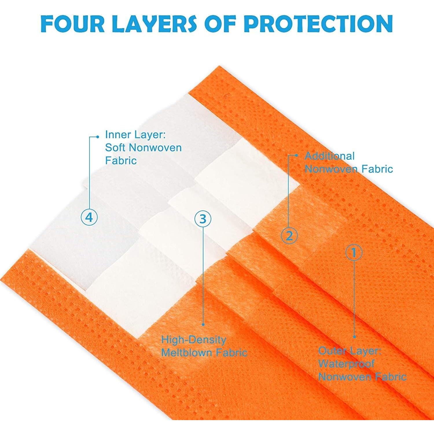 Mascarillas Desechables 60PCS 4 Capas Tomorotec Adultos