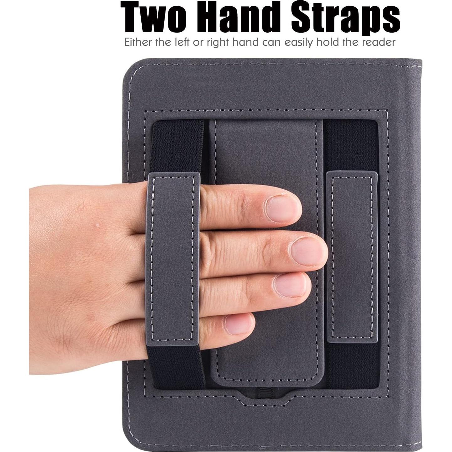 Funda Soporte BOZHUORUI para Kindle Paperwhite 6" - Flor de Albaricoque