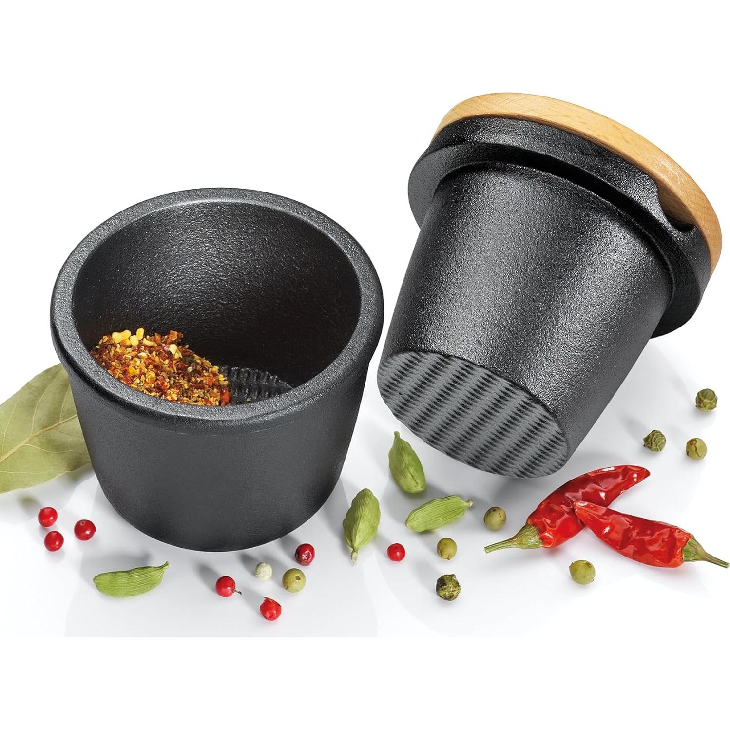 Molinillo de Especias Zassenhaus de Hierro Fundido 8.9 cm Negro