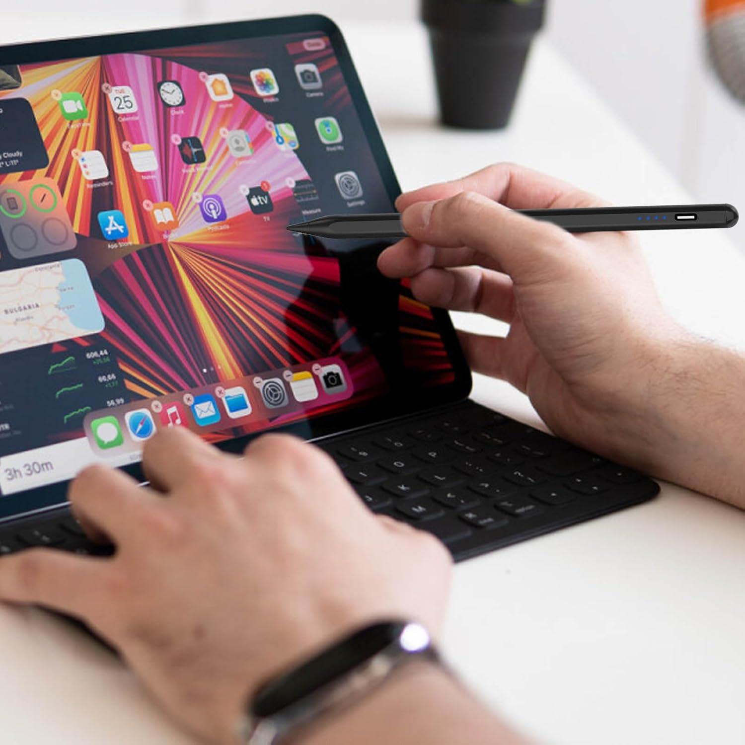 Lápiz Estilográfico Activo Luntak para iPad y Smartphone Negro