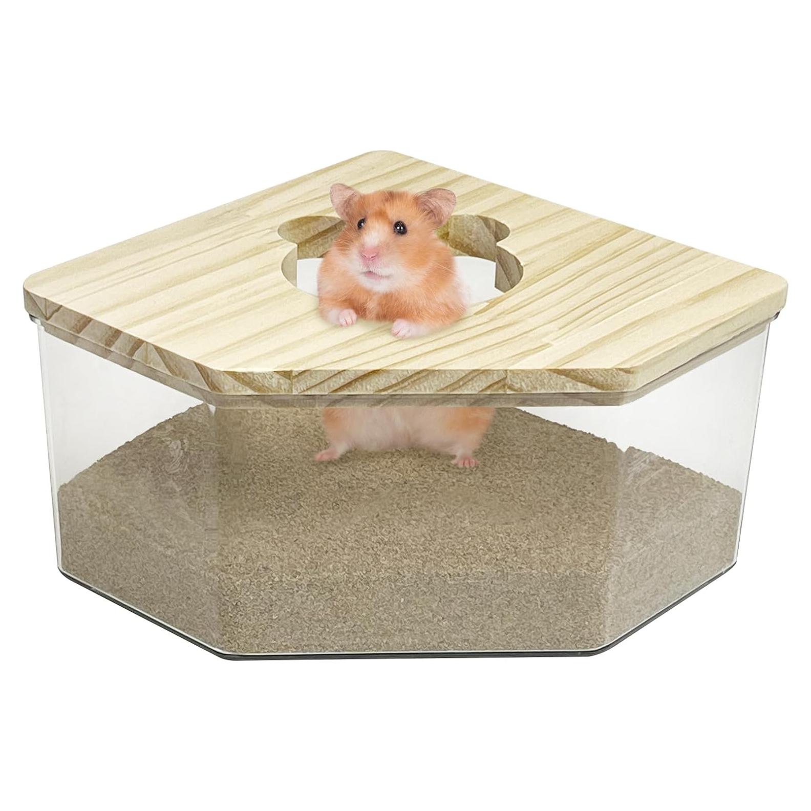 Caja de Baño de Arena para Hámster Kathson Acrílica 12.95cm
