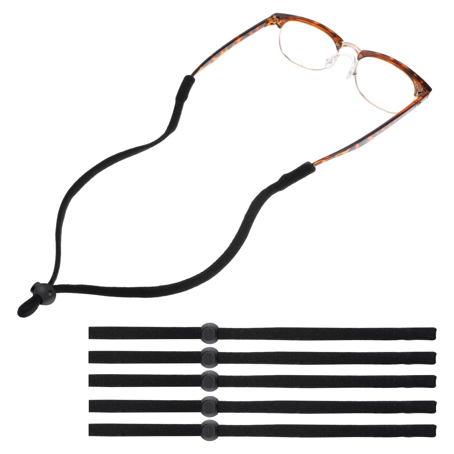 Correa para Gafas Giantree 5 PCS Ajustable Unisex Negro