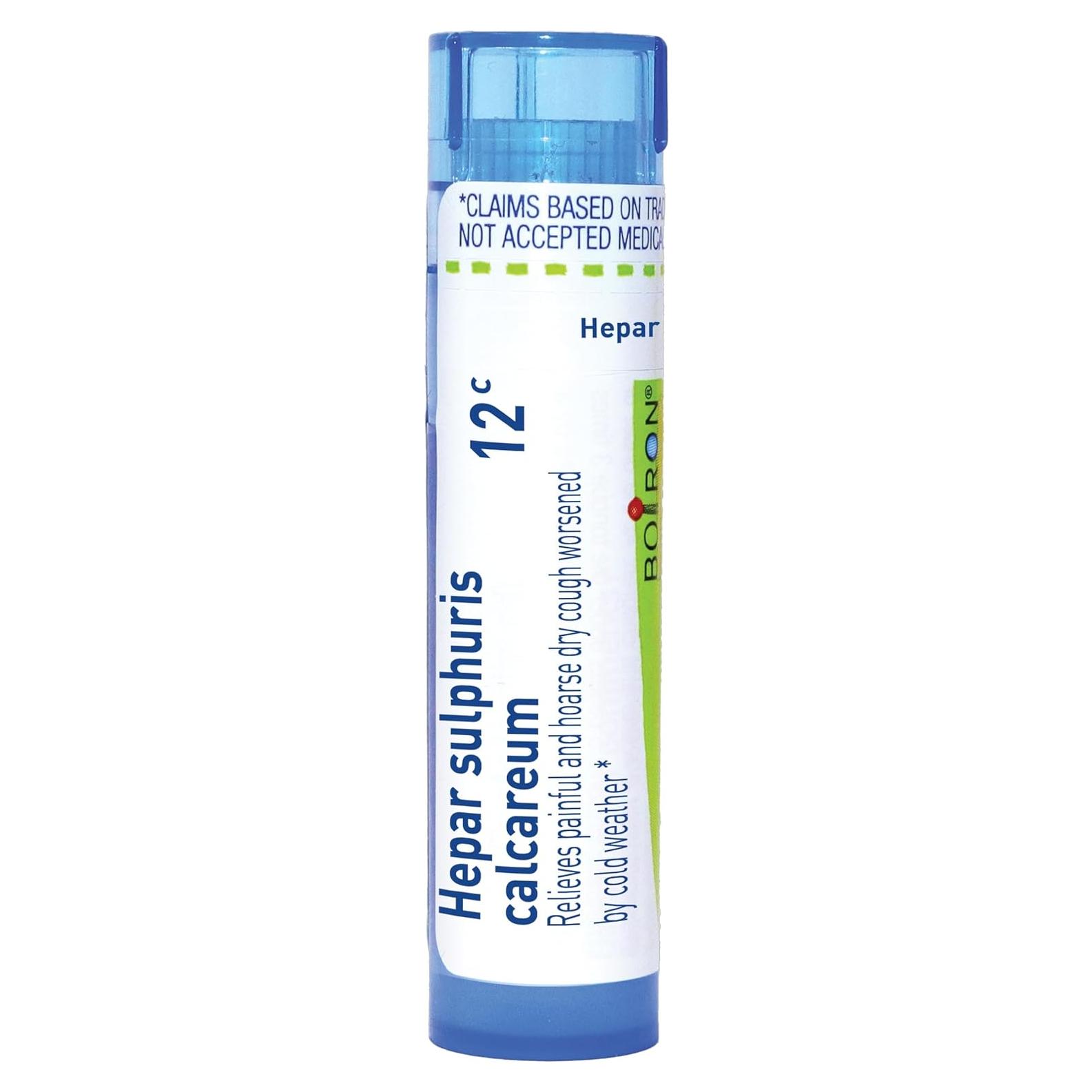 Hepar Sulphuris Calcareum 12c Boiron - 80 Gránulos Homeopáticos