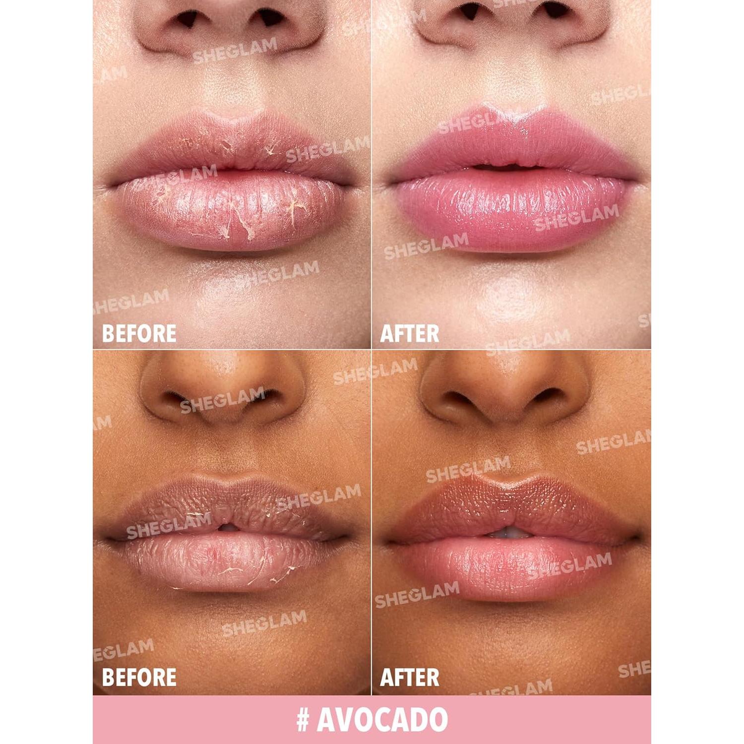 Barra de Labios Hidratante SHEGLAM Aguacate Cambio de Color