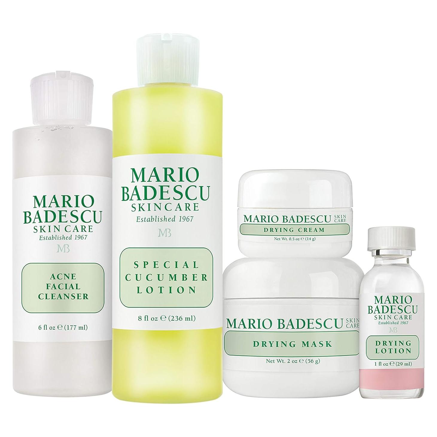 Kit de Cuidado Facial Antiacné Mario Badescu - 5 Productos