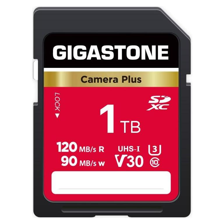 Tarjeta SDXC GIGASTONE 1TB V30 Alta Velocidad 4K UHD