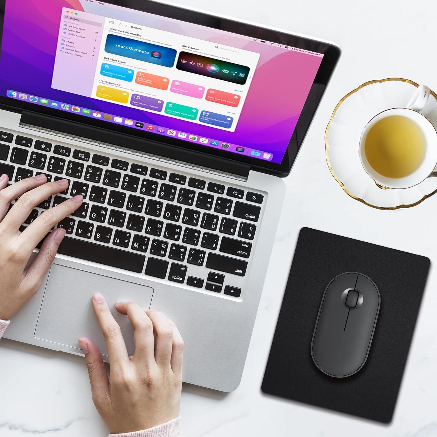 Alfombrilla de Ratón Cyanbone 3 Paquetes 13.97x17.78cm Negra