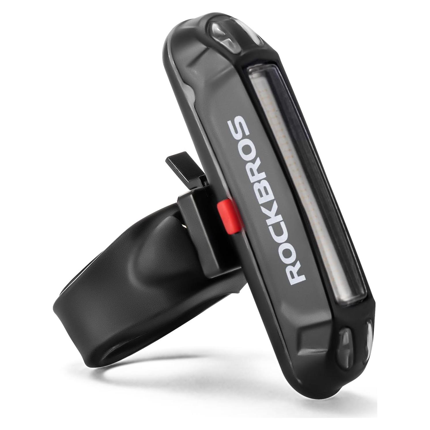 Luz Trasera de Bicicleta ROCKBROS Recargable USB 350 Lúmenes IPX4