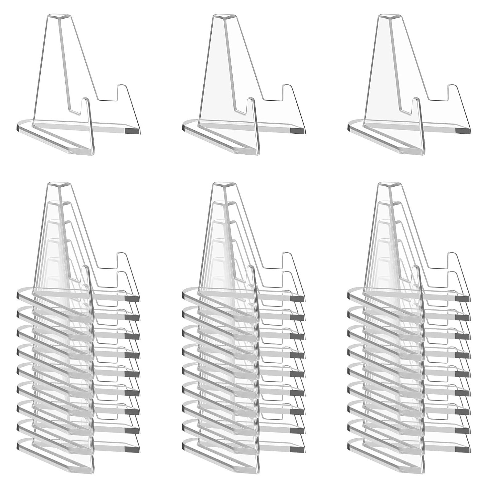 Soporte para Tarjetas Acrílico NIUBIER 30 Piezas 3.56 cm