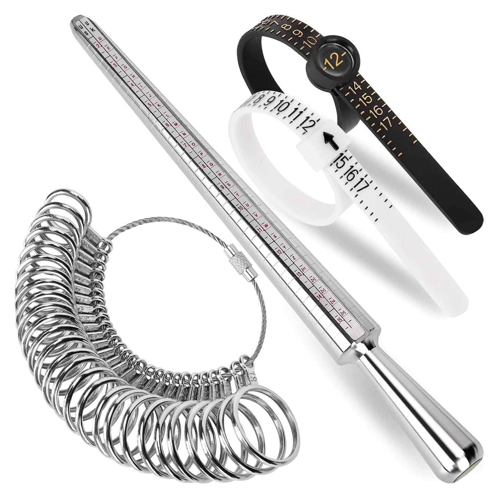Kit de Medición de Tallas de Anillo MYEBIUAI 27 Piezas