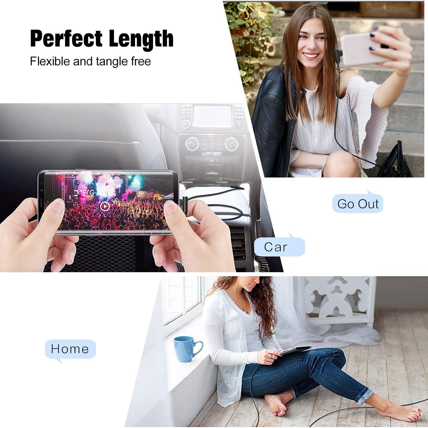 Cable Lightning APFEN 8.53m Cargador Rápido Nylon iPhone