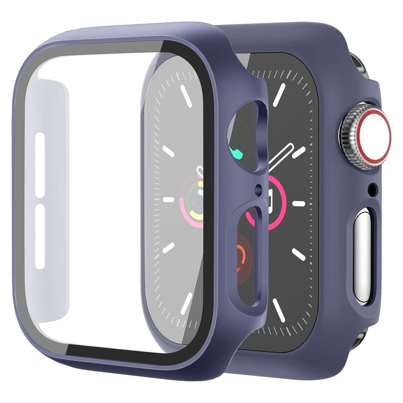 Funda Dura para Apple Watch Series 10/11 46mm - Protector Vidrio Templado