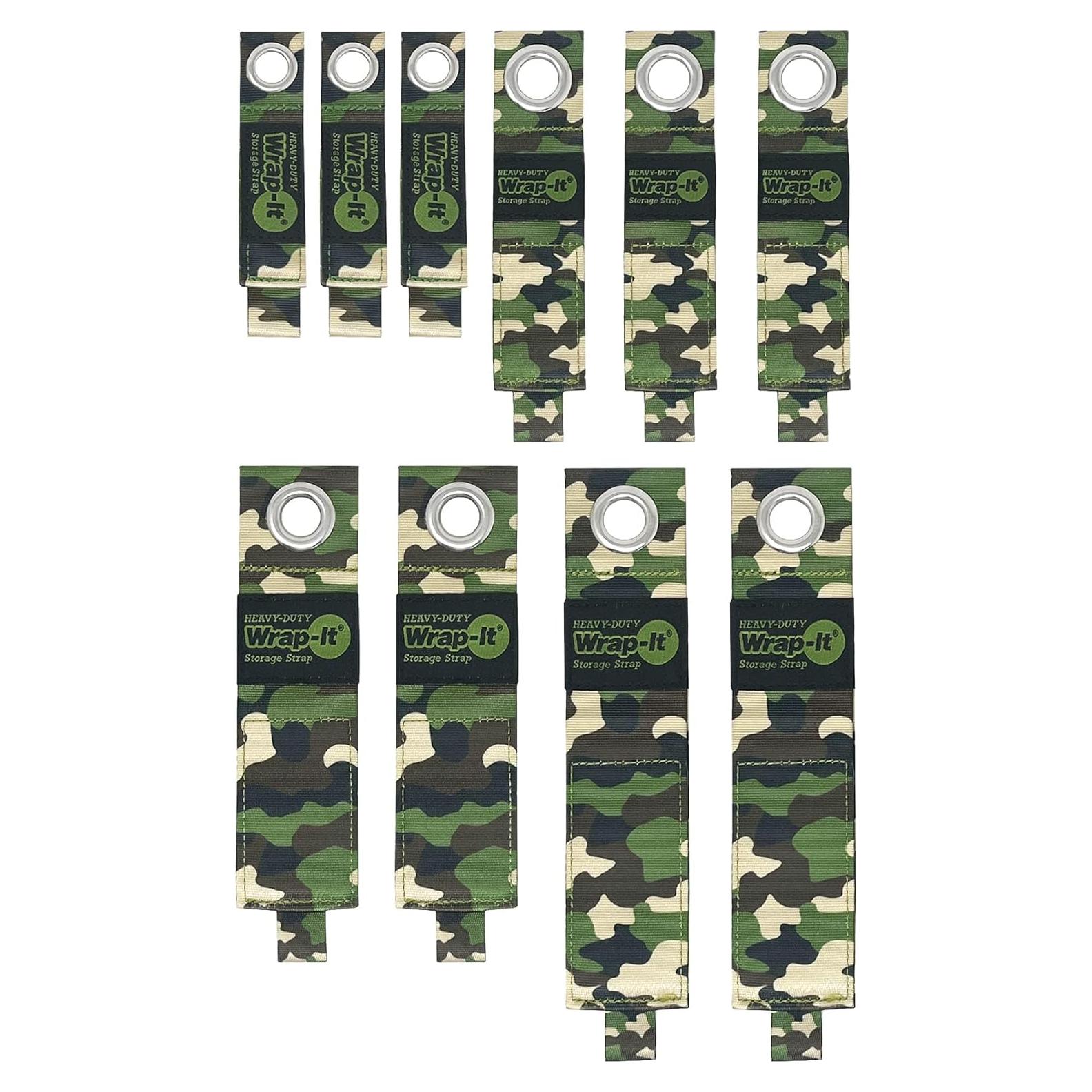 Correas de Almacenamiento Wrap-It 10 Piezas Alta Resistencia Camo
