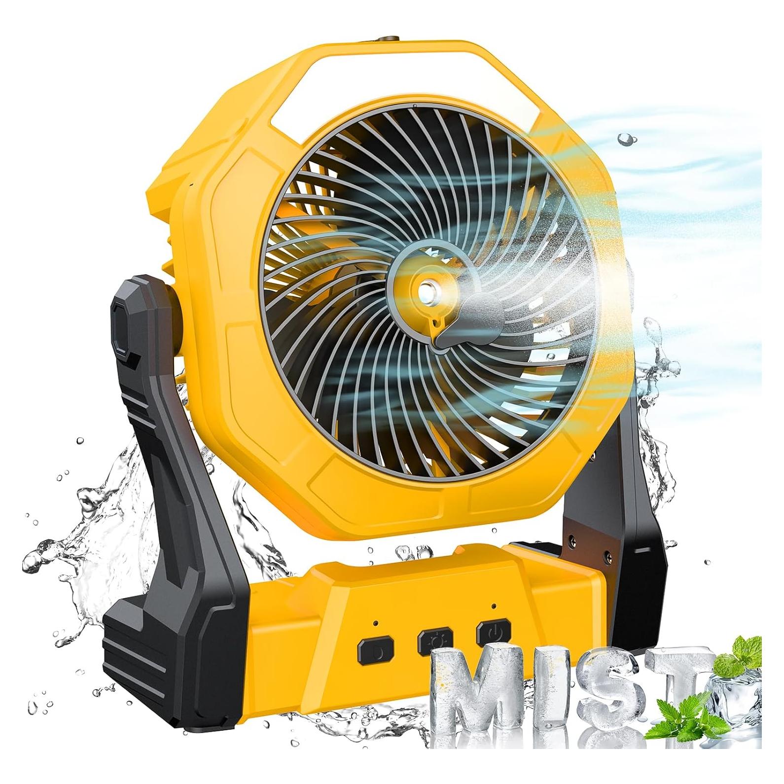 Ventilador Portátil de Nebulización Ausic P20 10000mAh 8"