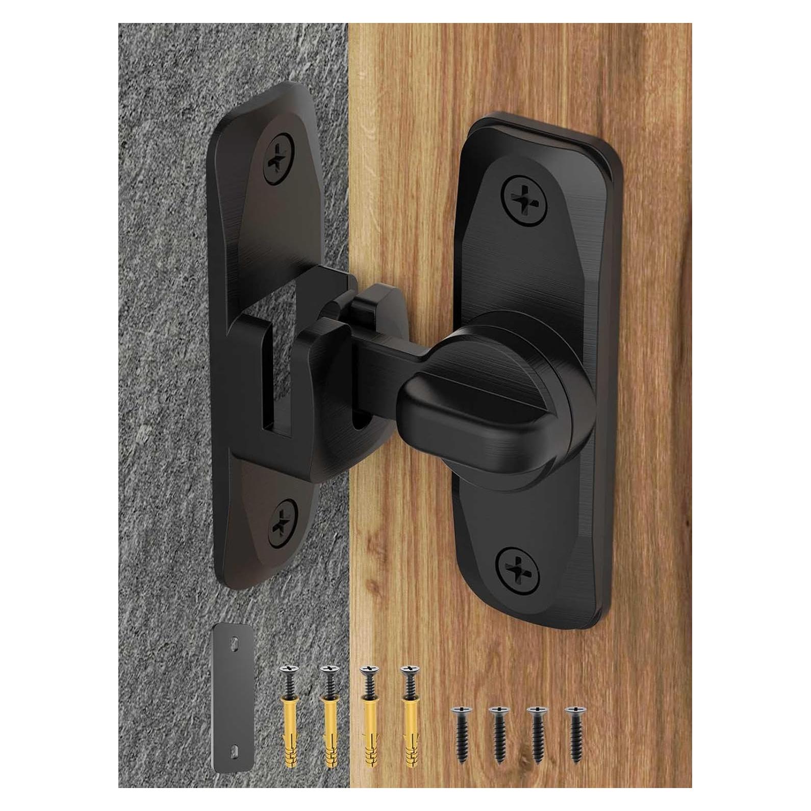 Cerradura de puerta de granero MeBantoo 90/180° con espaciador