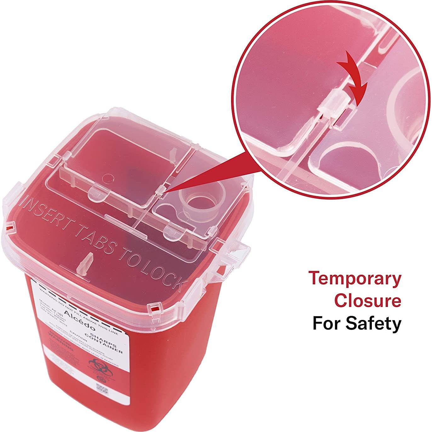 Contenedor de Puntas Alcedo 1QT para Agujas y Jeringas