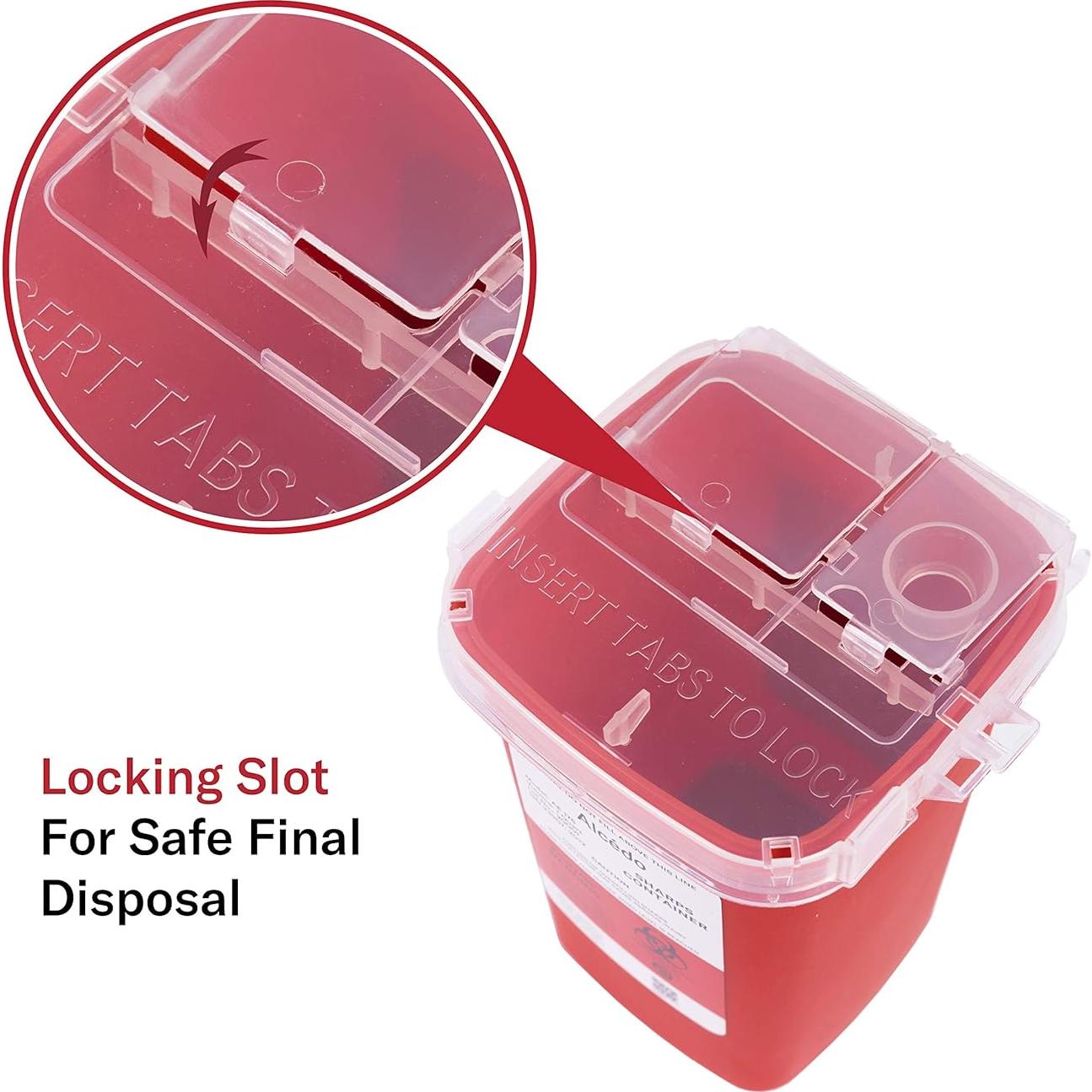 Contenedor de Puntas Alcedo 1QT para Agujas y Jeringas