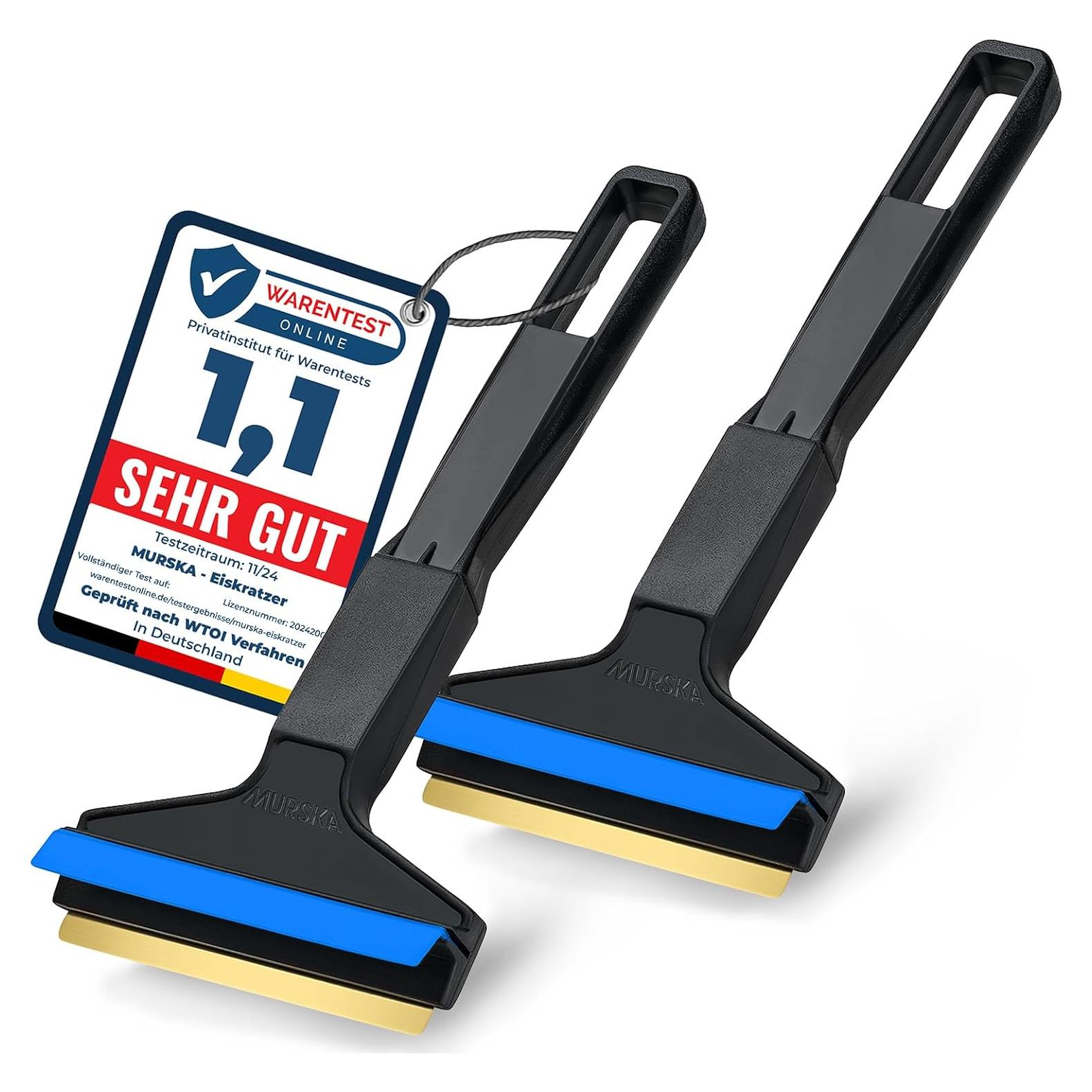 Raspador de Hielo Murska de Latón para Coche - 2 Piezas