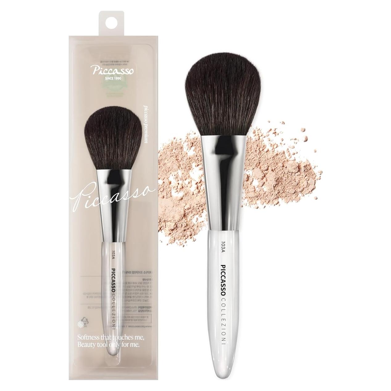 Brocha de Polvo Piccasso 103A - Maquillaje Profesional Suave