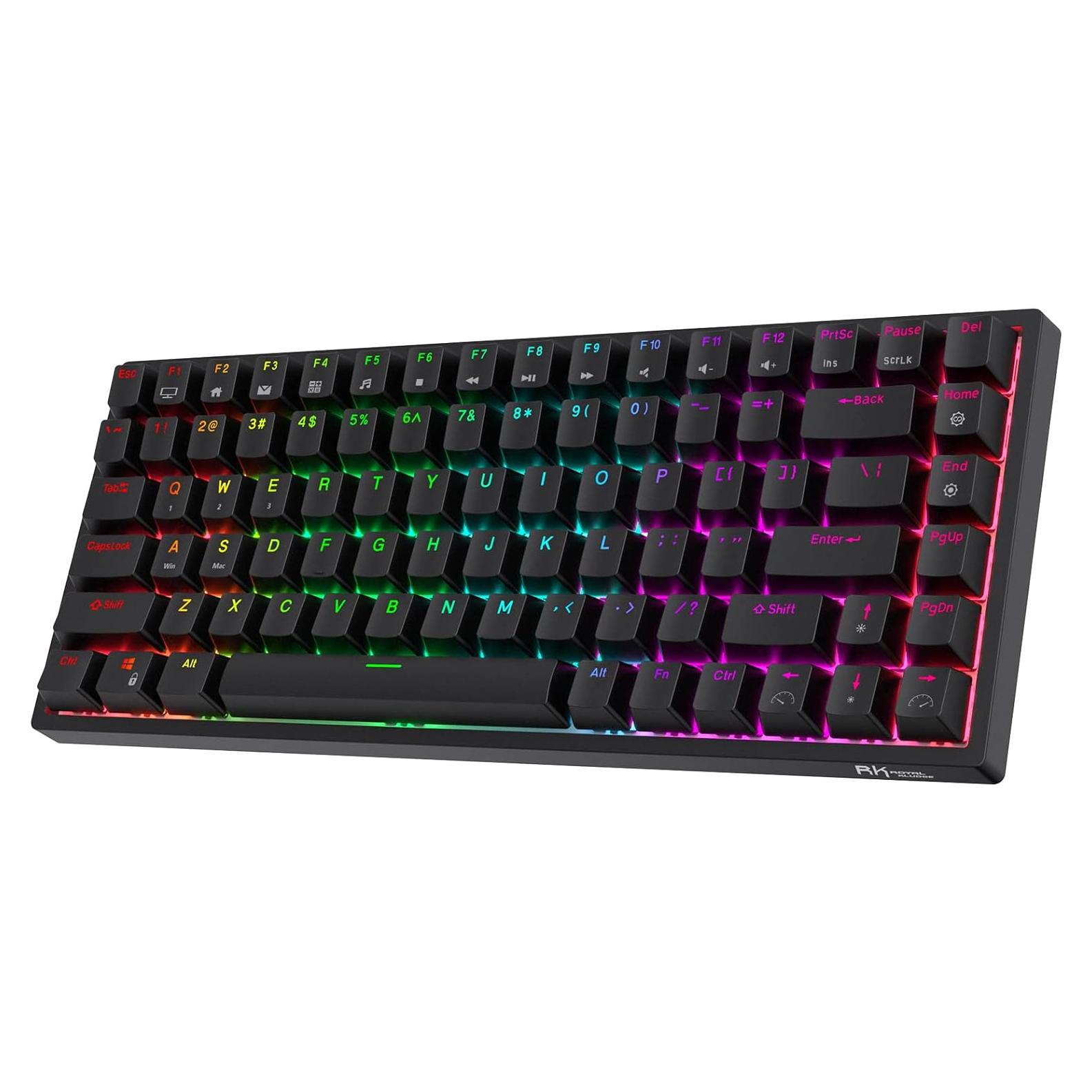 Teclado Mecánico RK Royal Kludge RK84 RGB Inalámbrico 75%