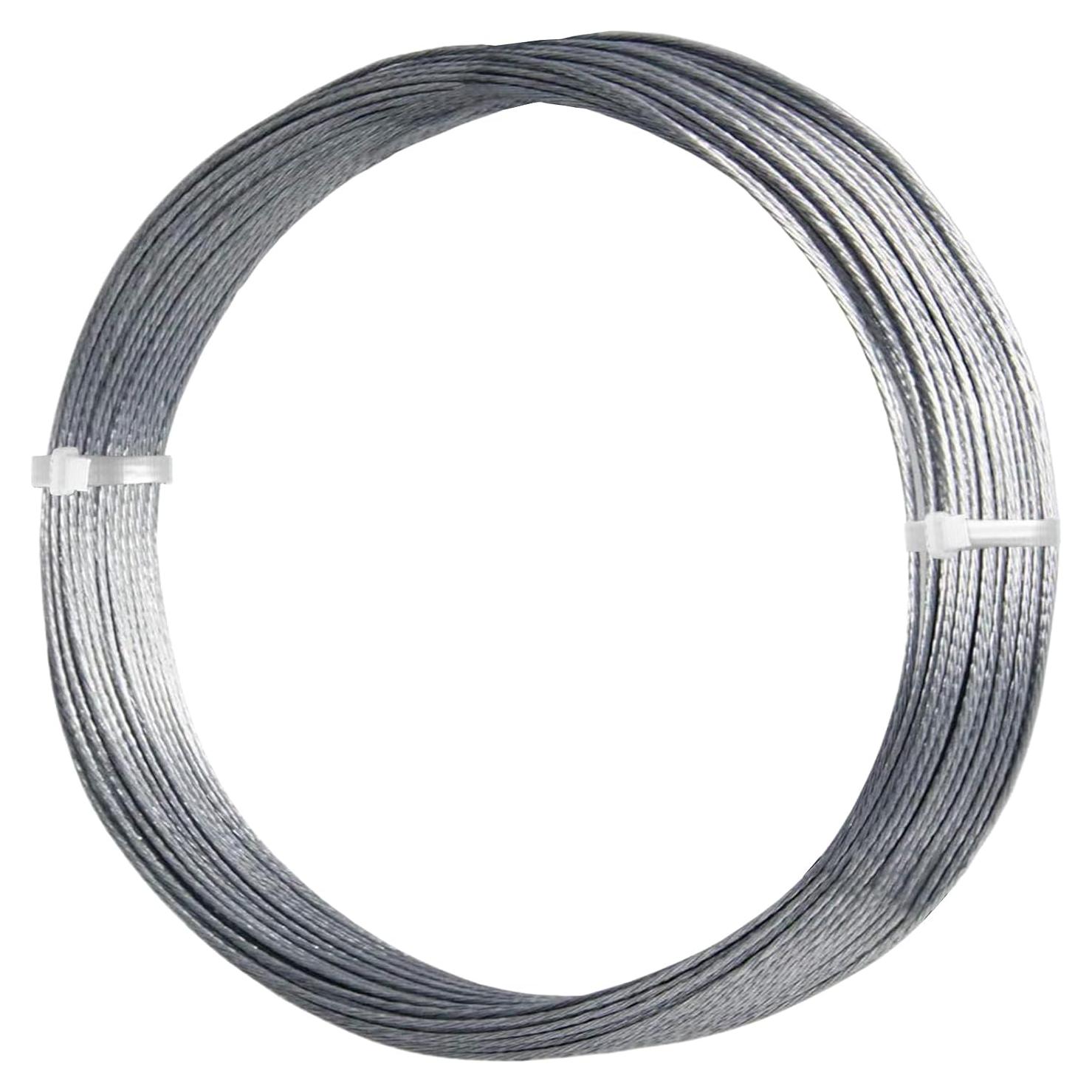 Alambre para colgar cuadros Cerpourt 15.2 m 30 lbs Plateado