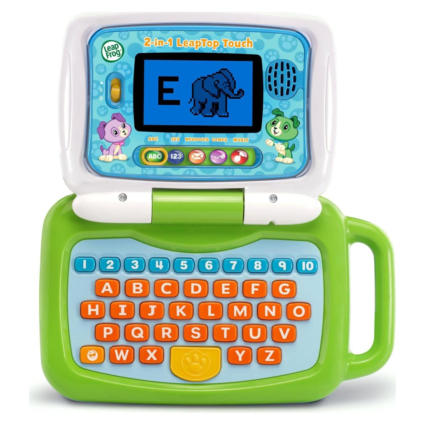 LeapFrog LeapTop Touch 2-en-1 Verde - Laptop y Tableta Infantil