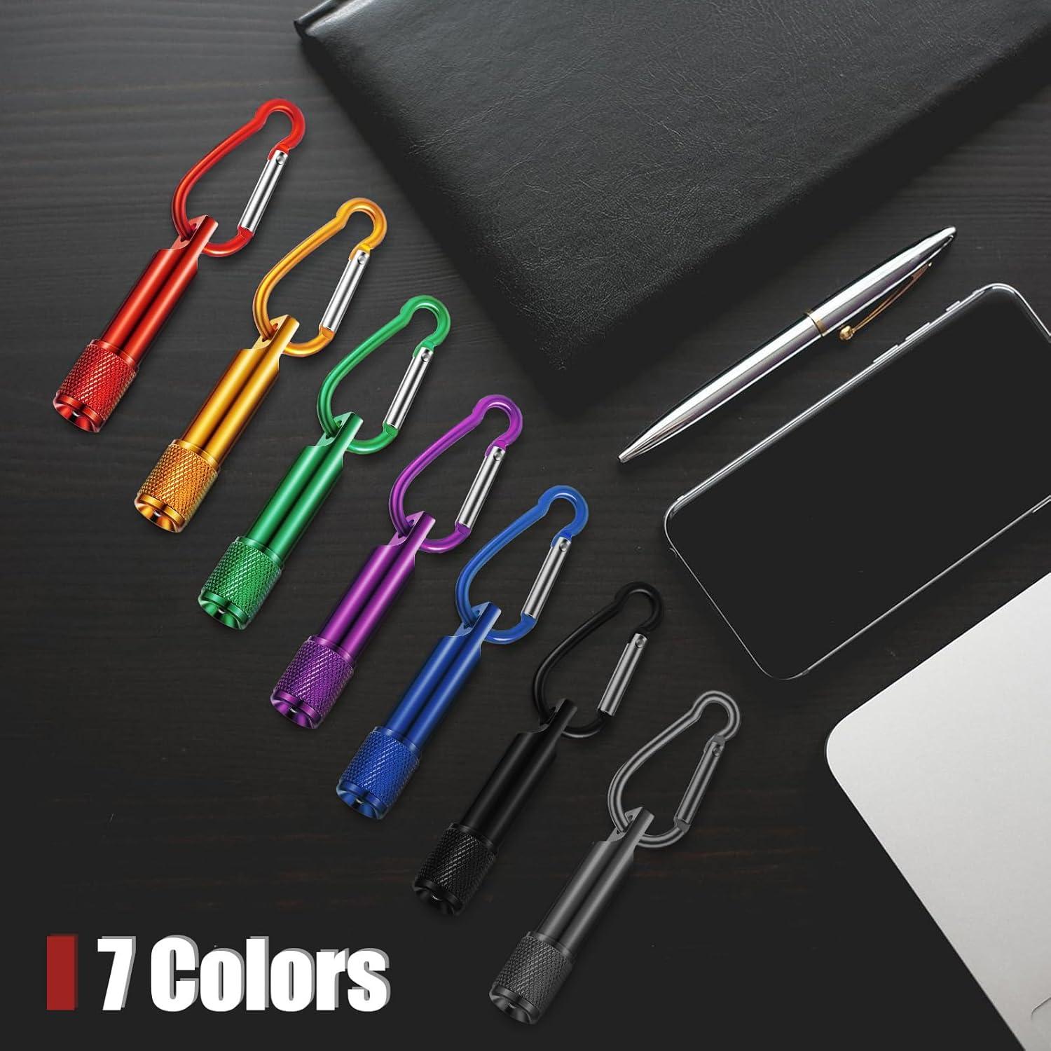 Paquete de 49 Mini Linternas LED de Llavero Cunno