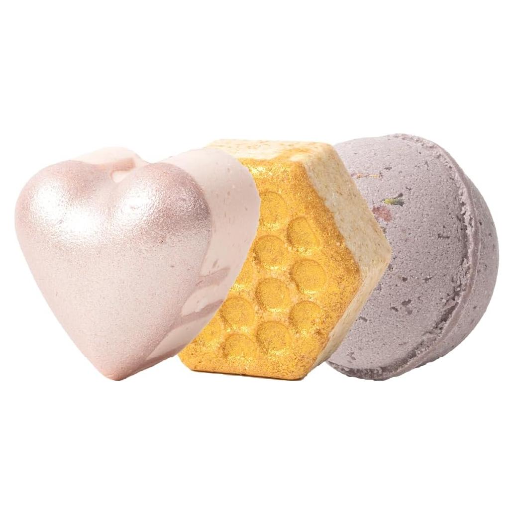 Bomba de Baño Espumosa Pacha Soap Co. Paquete de 3 Aromas Naturales