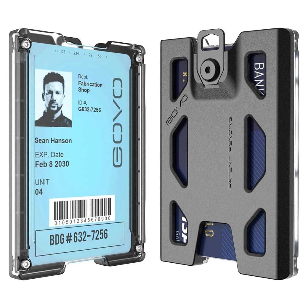 Soporte de Insignia GOVO T4 Sin Clip - Policarbonato Negro