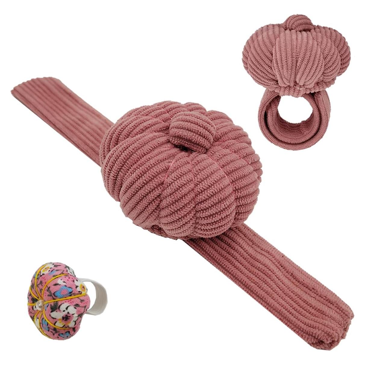 Almohadilla de Agujas para Muñeca y Dedo MEMFISH Calabaza