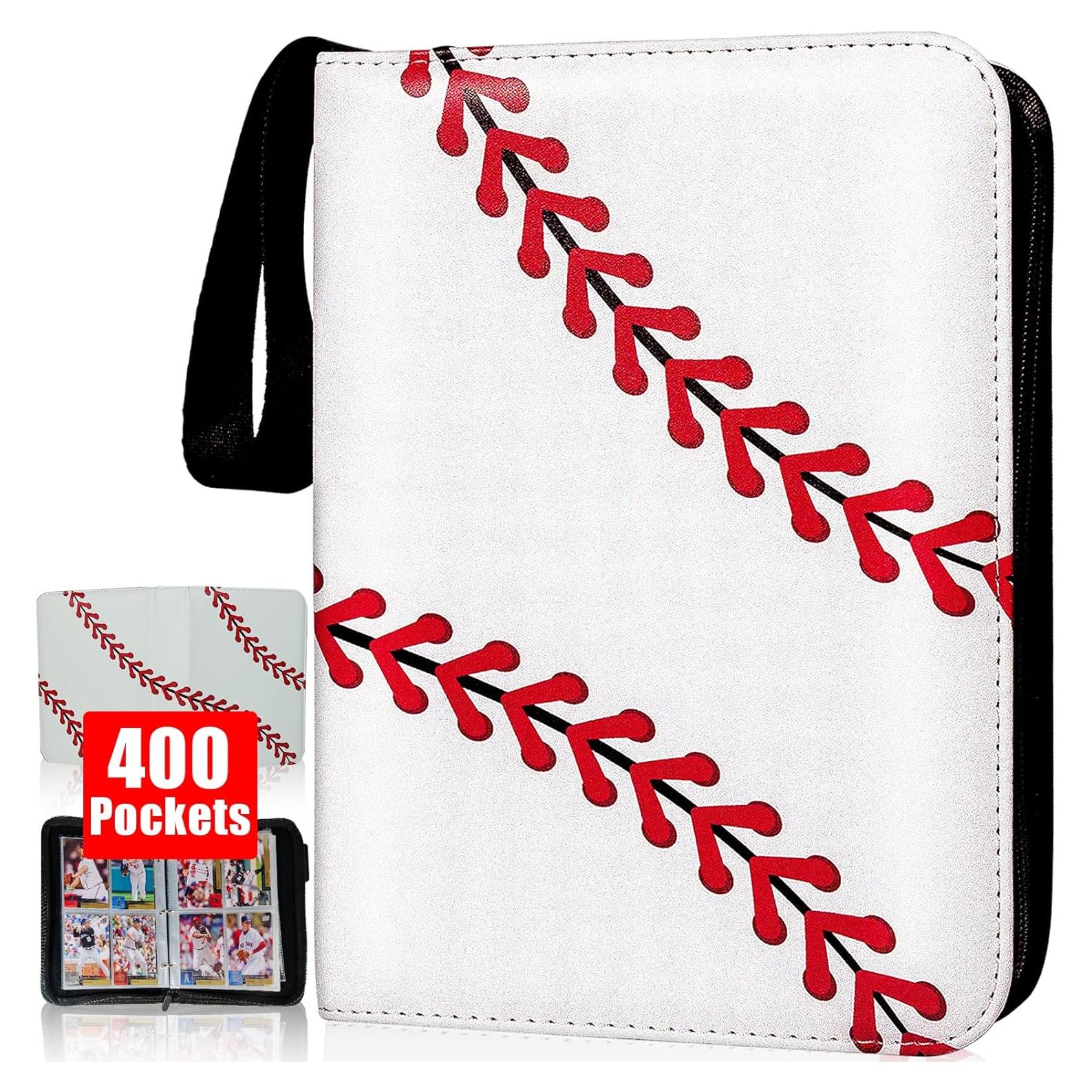 Carpeta de Tarjetas de Béisbol Sunhorse - 400 Bolsillos, 50 Páginas