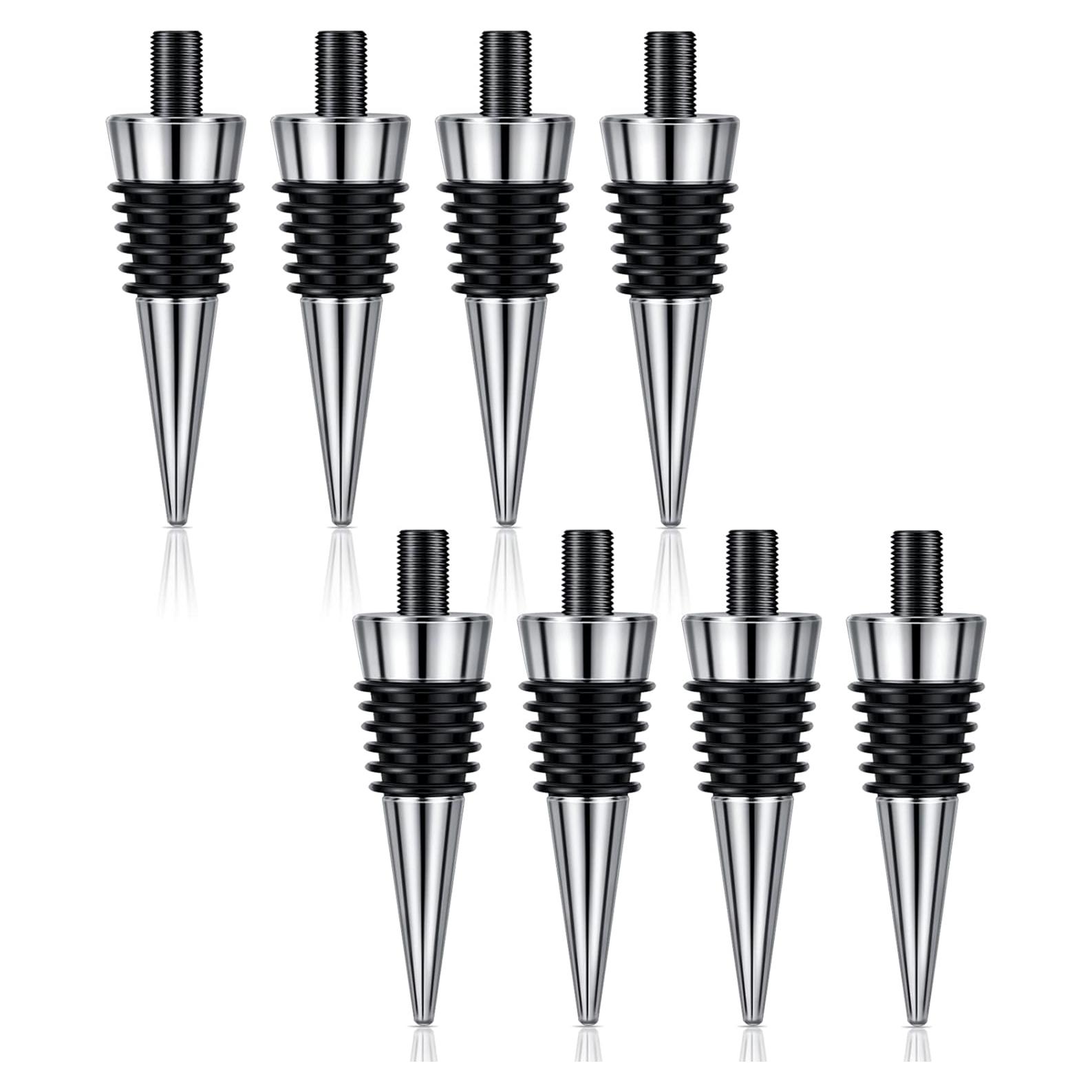 Kit 8 Tapones de Botella de Acero Inoxidable Honeydak