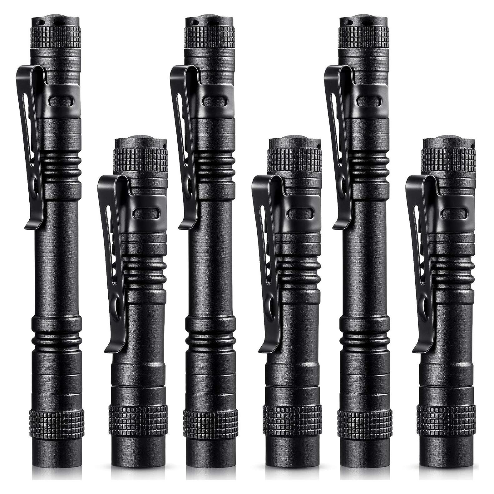 Linterna LED de Bolsillo Honoson - 6 Piezas, 8.89 y 13.31 cm