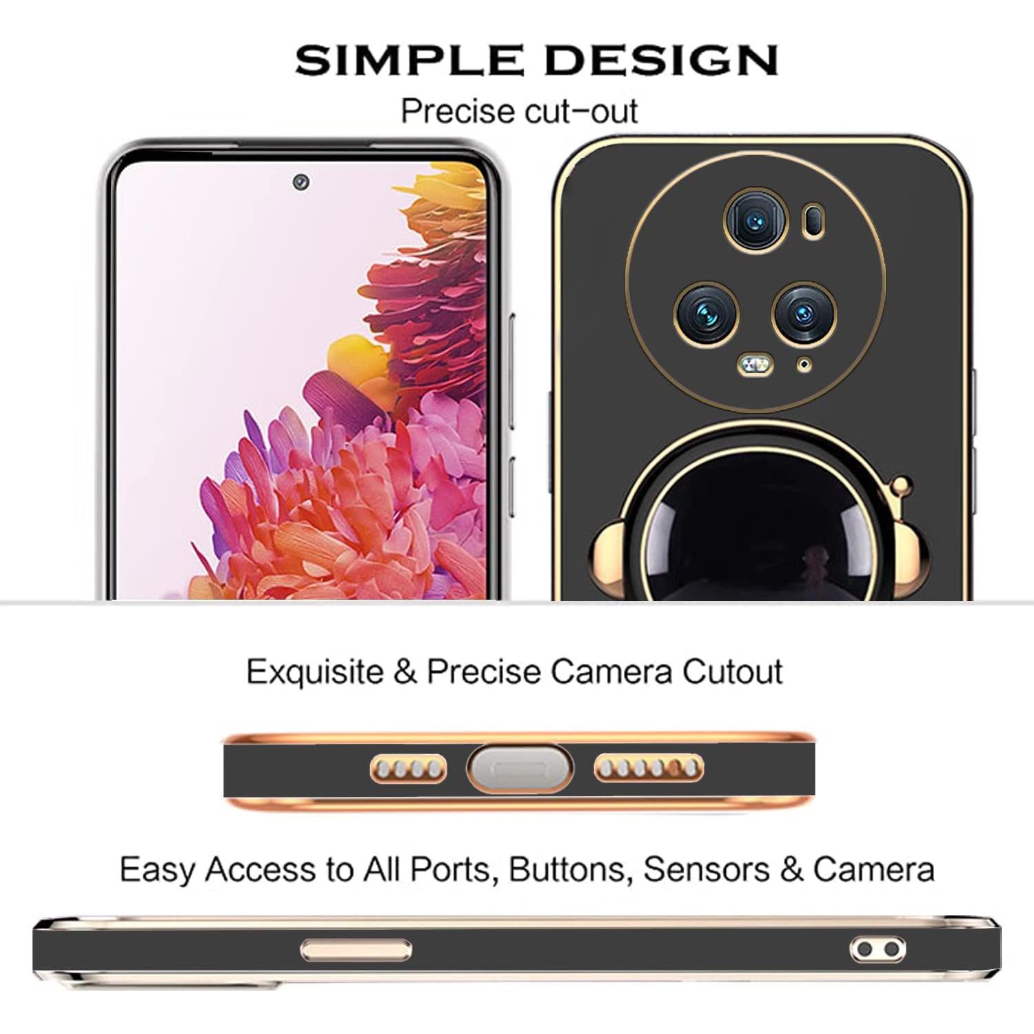 Funda Honor Magic 5 Pro Silicona TPU A Prueba de Golpes Negro