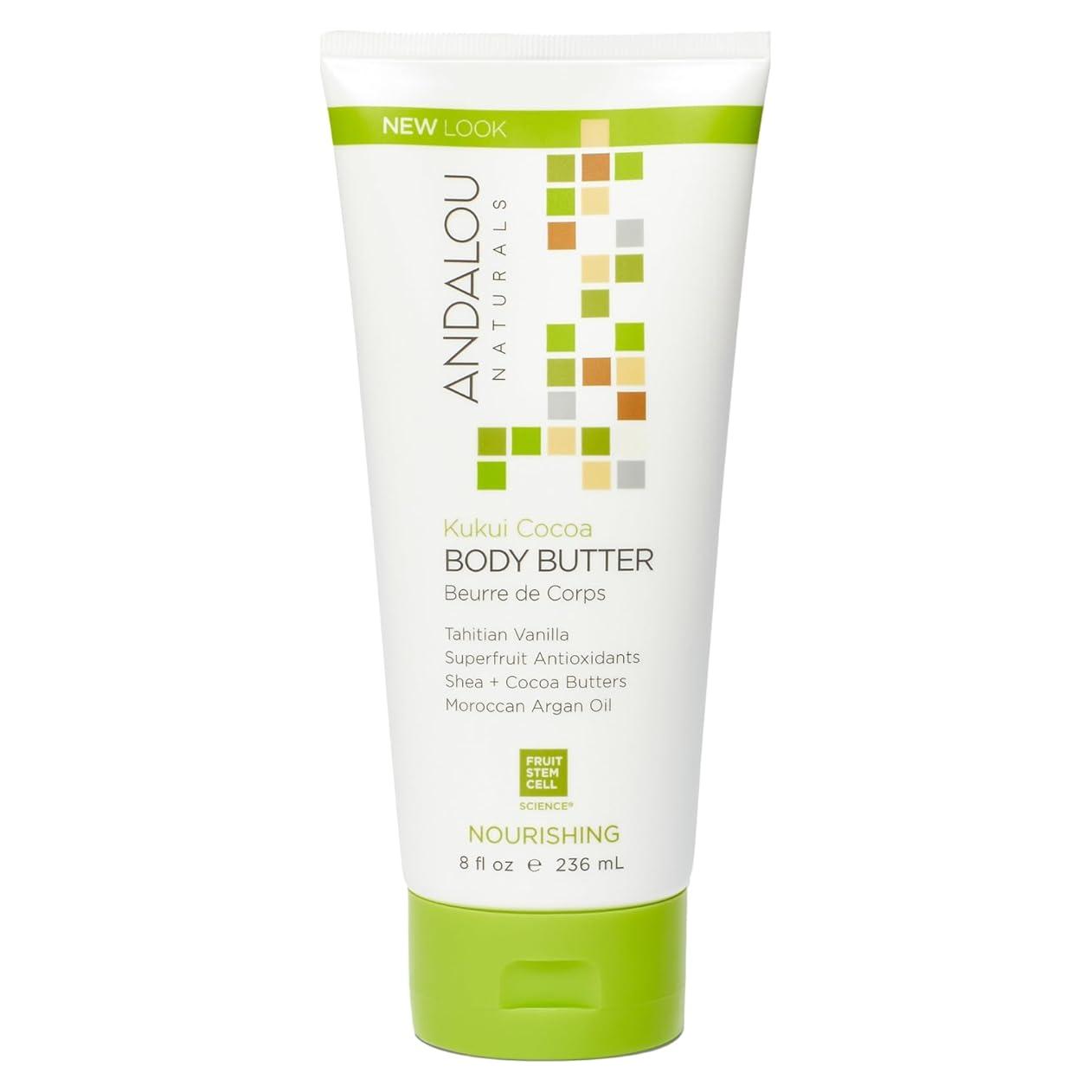 Manteca Corporal Nutritiva Andalou Naturals Kukui Cocoa 227 g