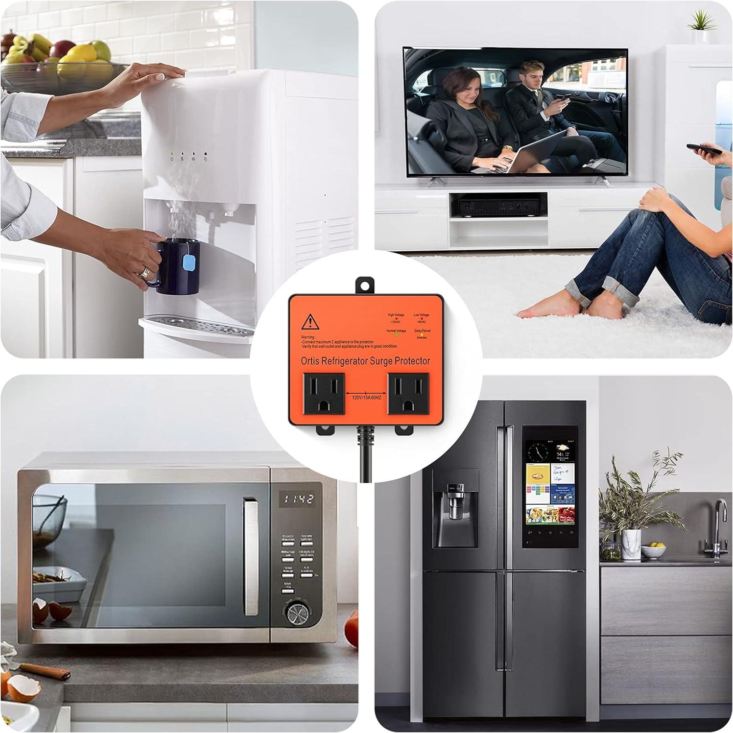 Protector de Sobretensión Ortis para Refrigerador y Electrodomésticos