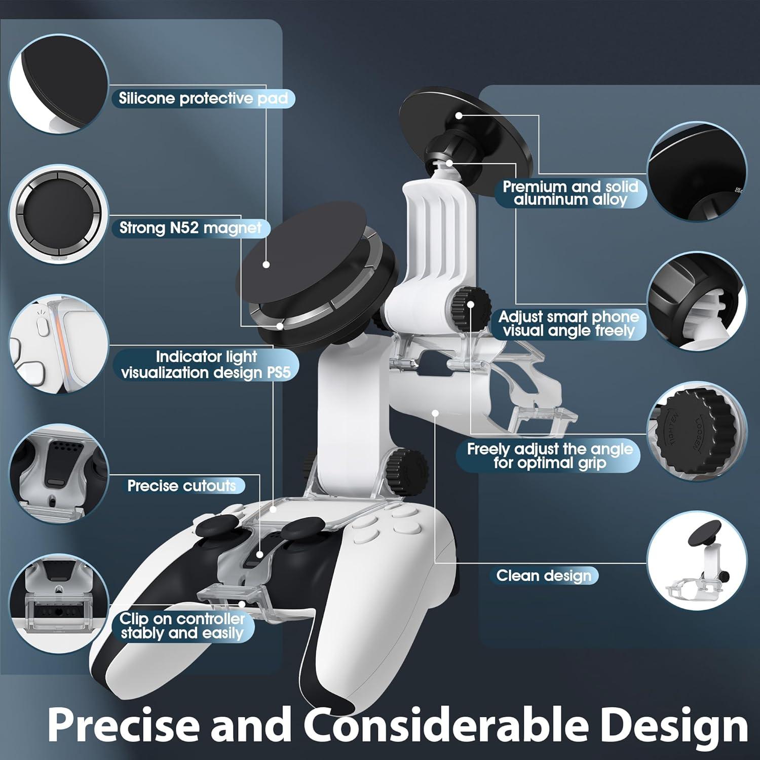 Soporte Magnético para Teléfono Orzero PS5 - Negro