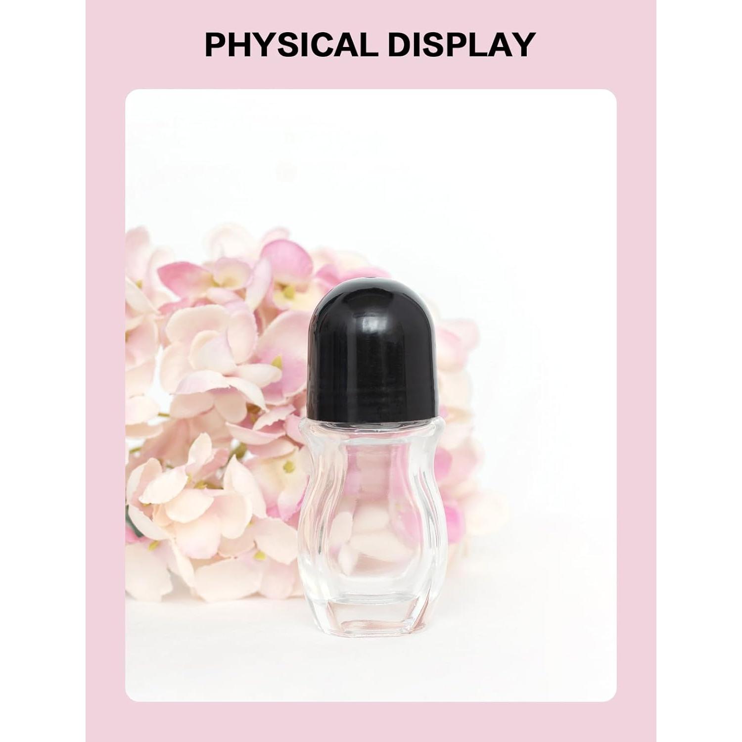 Botella de Rodillo de Vidrio Eoglirie 30ml A Prueba de Fugas