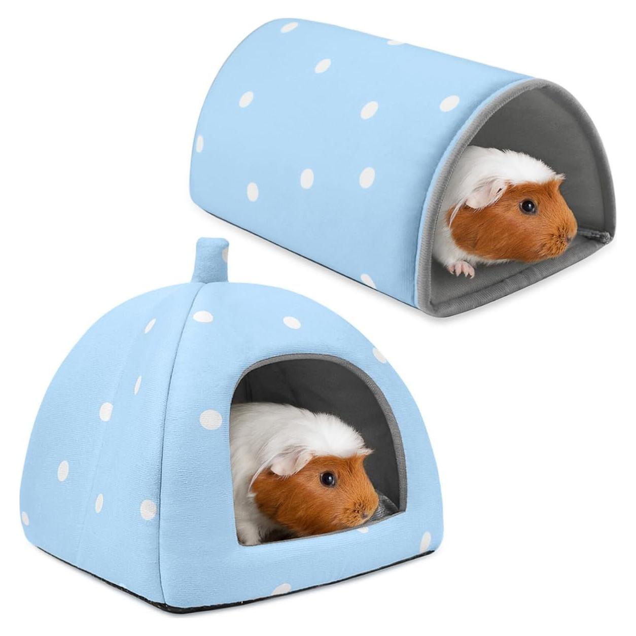 Escondite y Túnel para Cobayas Tierecare - Cama de Felpa Suave