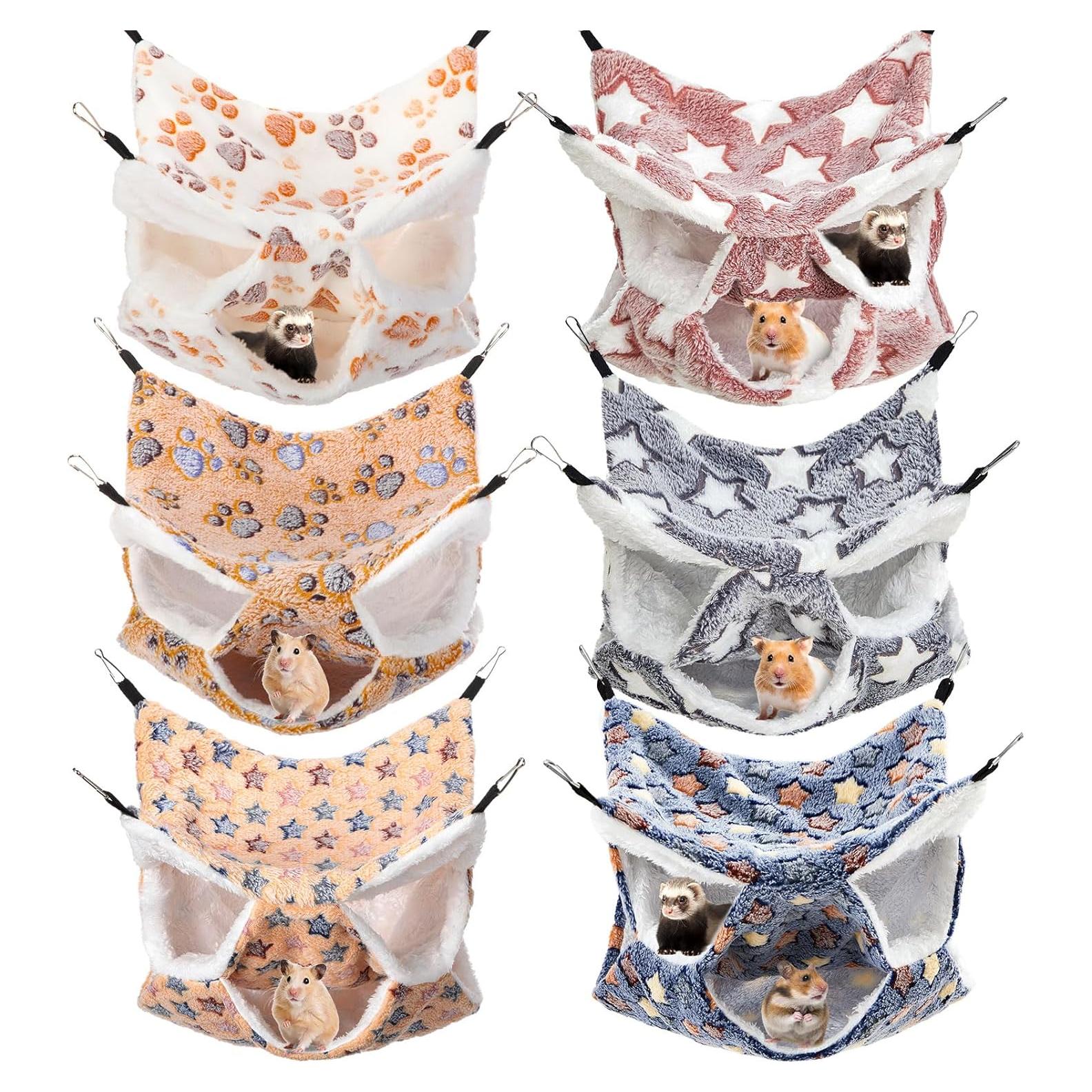 Hamaca Colgante para Cobayas Sadnyy - 6 Piezas 29x29cm