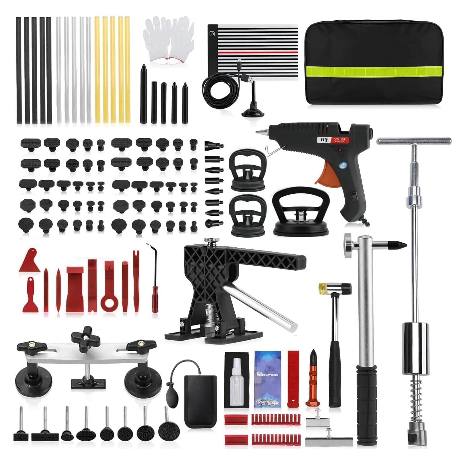 Kit de Extracción de Abolladuras RVGIVE PDT1 128 Piezas