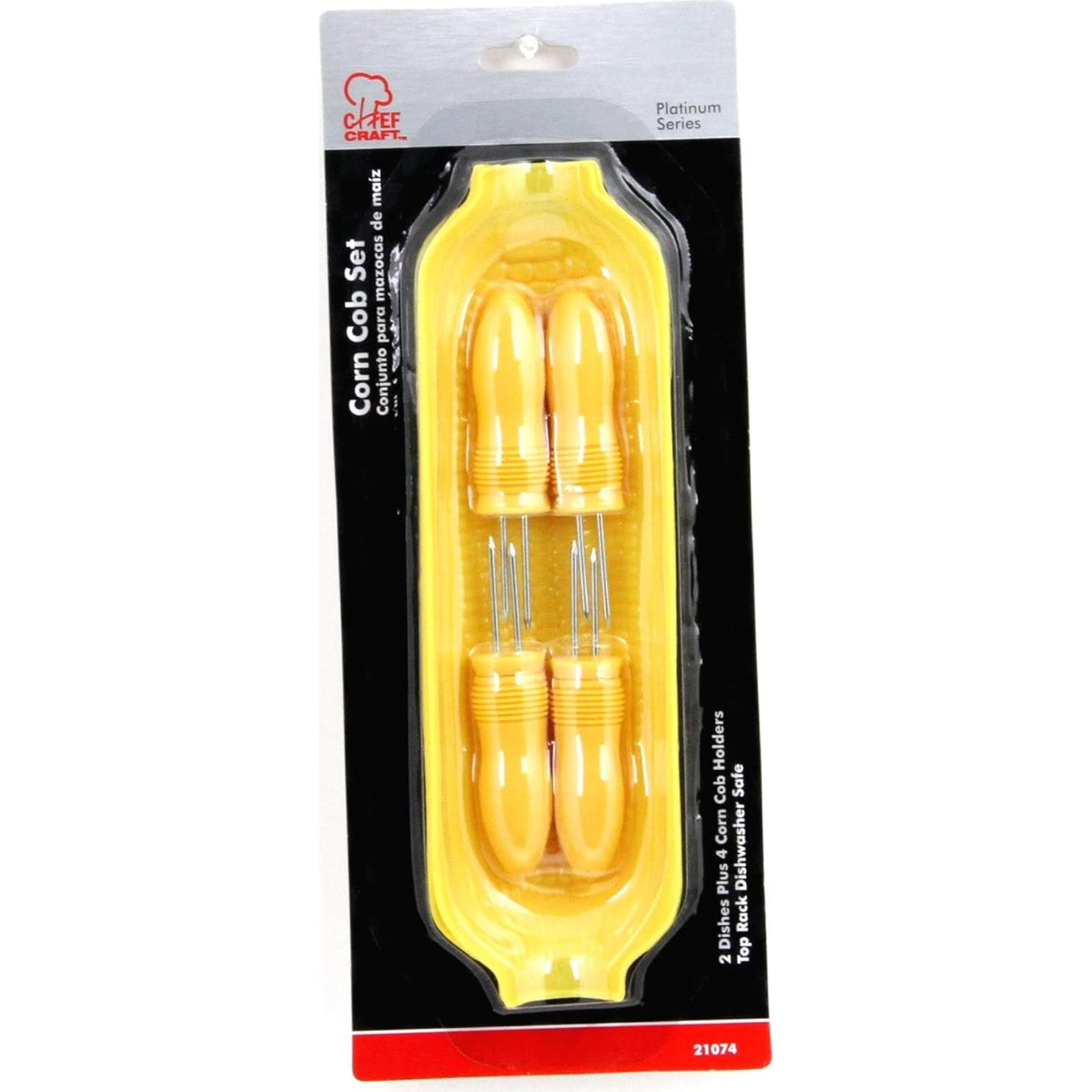 Platos de maíz Chef Craft Select con soportes 21.6 cm 4 piezas